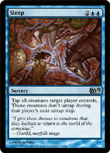 SLEEP X4 4X Magic 2013 MTG Trading Card Set DJMagic