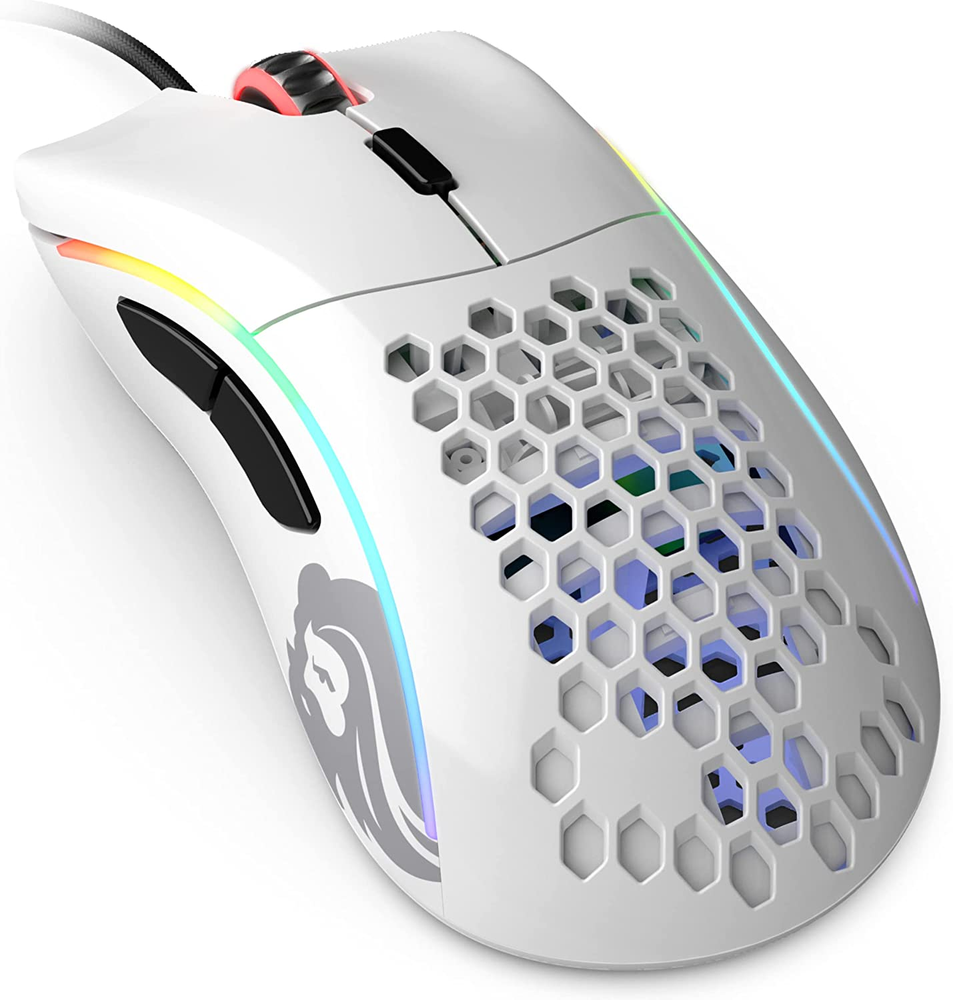 Model D Wired Gaming Mouse - 68G Superlight RGB Ergonomic Honeycomb Design