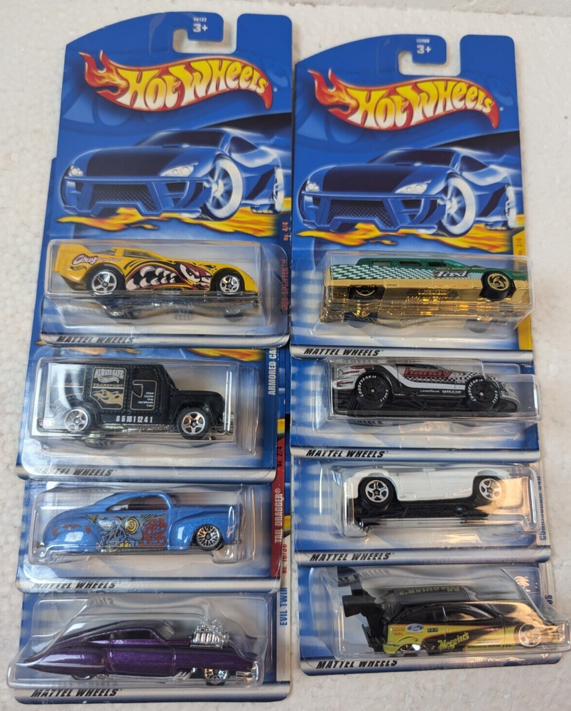 Hot Wheels 2000 Lot Of 8 Mixed Bundle, Nice condition.