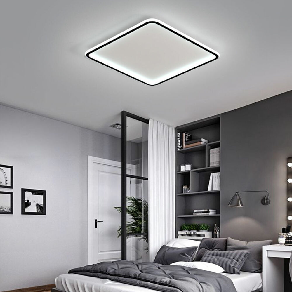 LED Ceiling Light Flush Mount Modern Chandelier Lighting Fixture  with Remote