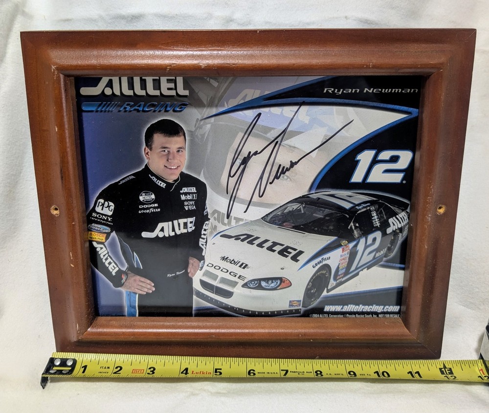 Ryan Newman Signed NASCAR Hero Card Collectible Memorabilia