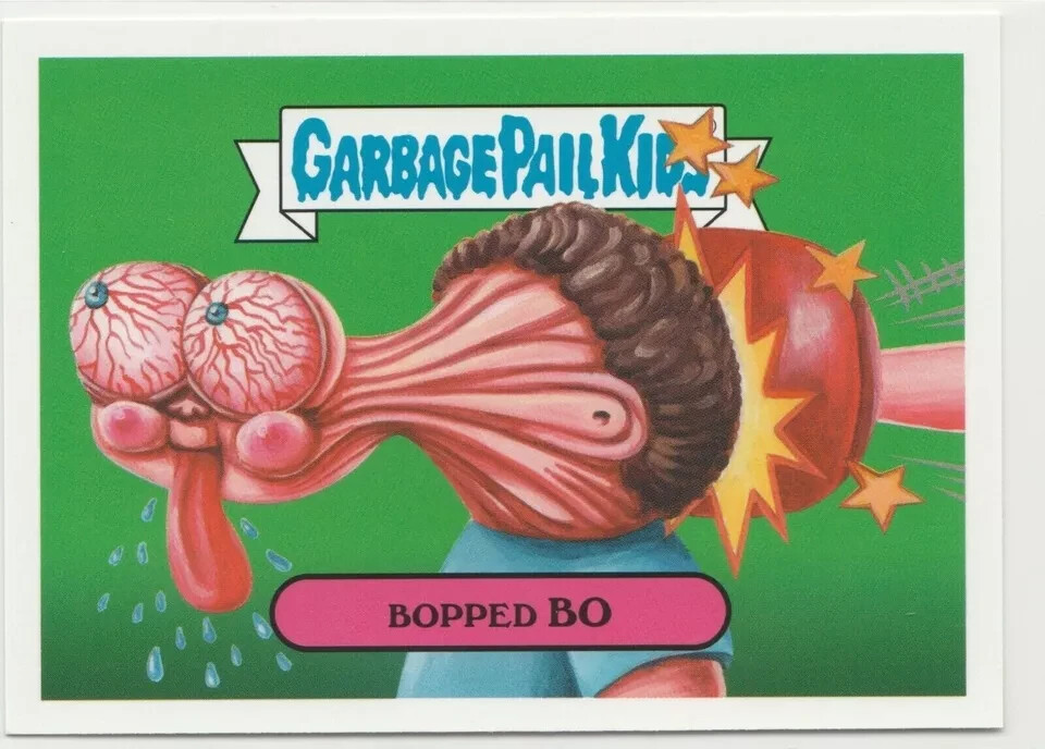 Bopped Bo #9b Garbage Pail Kids GPK 2019 We Hate the 90s Series