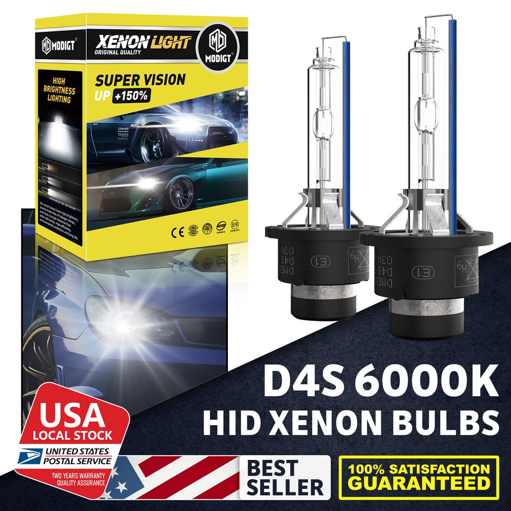 2x D4S Headlight Xenon Bulb For Subaru BRZ 2013-2016 High/Low Beam 6000K Replace