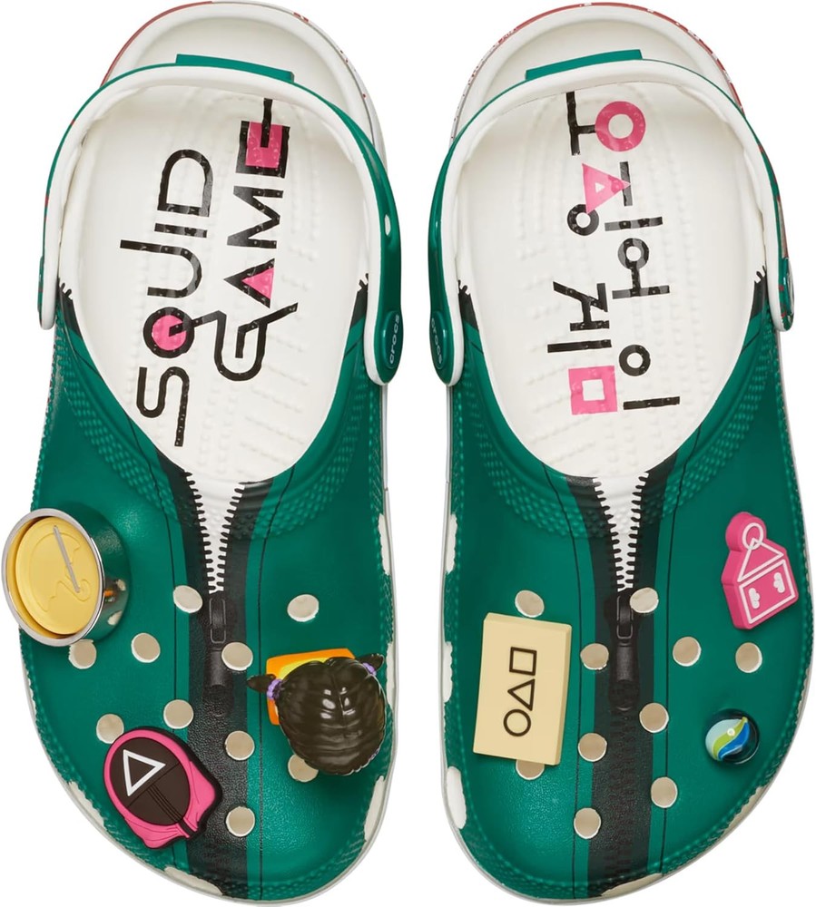 Crocs Unisex-Adult Squid Game Classic Clogs 8 Women/6 Men, Multi