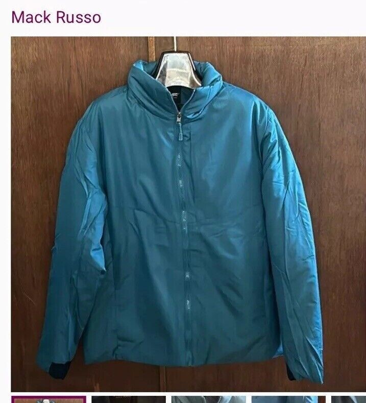 Mack Russo Blue Zip Up Hybrid Jacket NWT Size 2XL