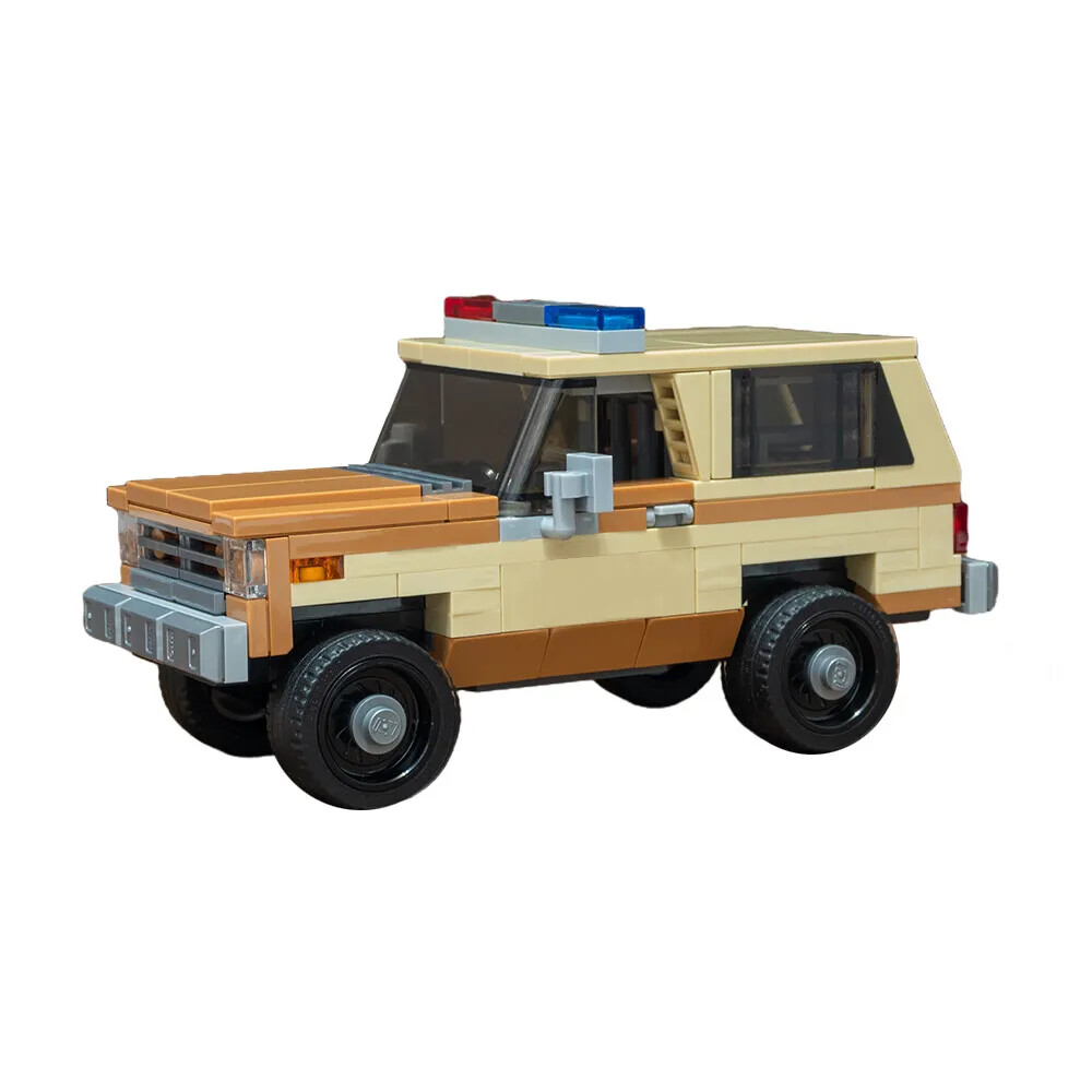 Jim Hopper's Off-road Vehicle SUV from TV Show Series 192 Pieces MOC Build Gift