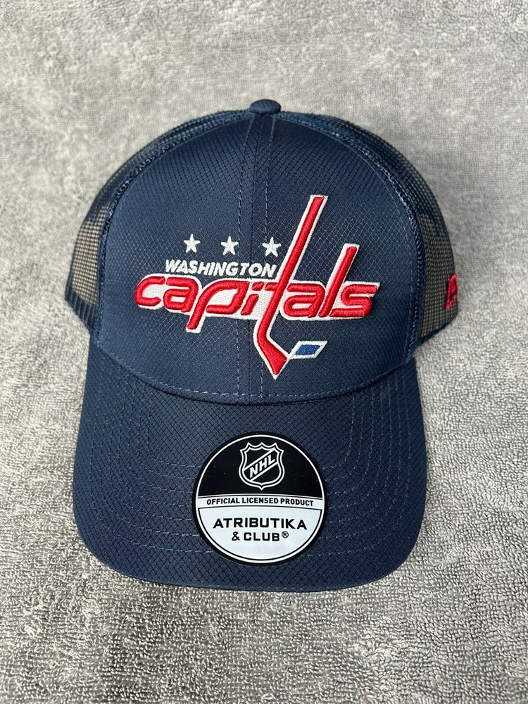 Atributika & Club Washington Capitals NHL Hard Top Adjustable Mesh Cap | OSFM