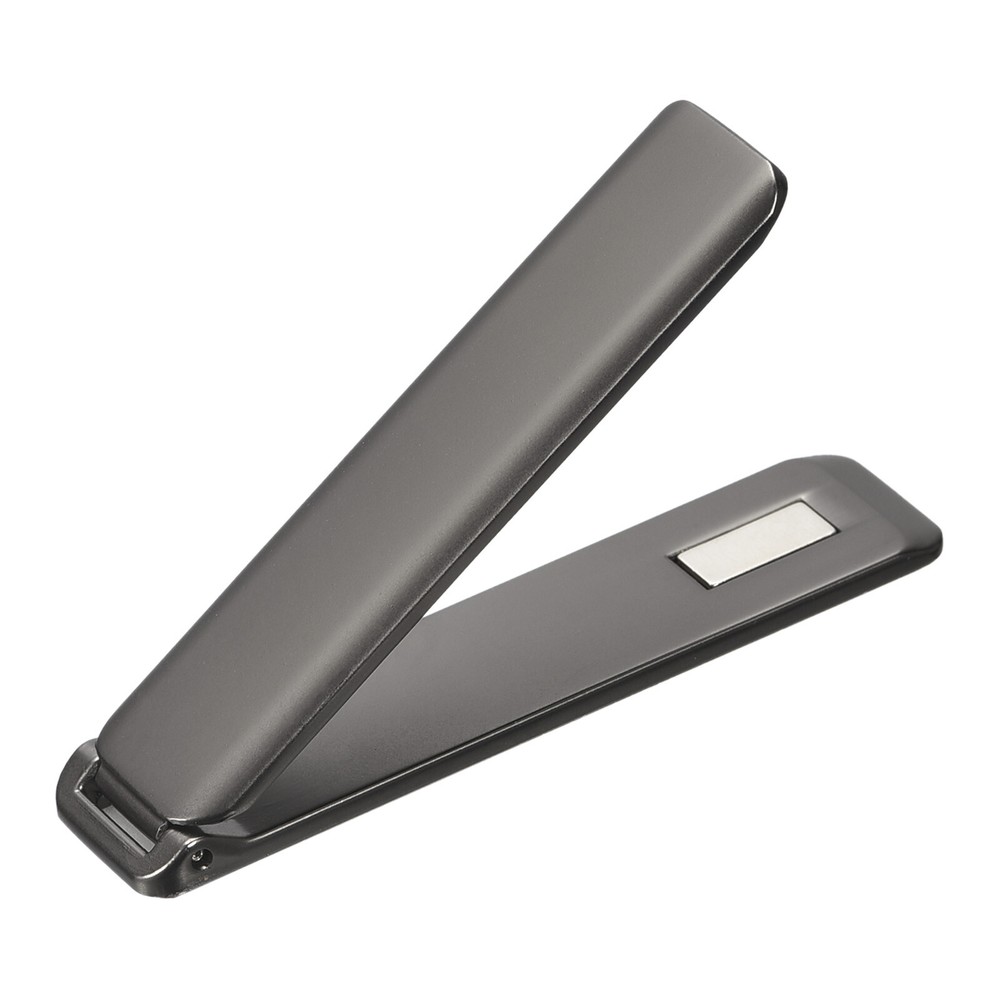 Adjustable Magnetic Phone Stand in Black for Hands-Free Viewing