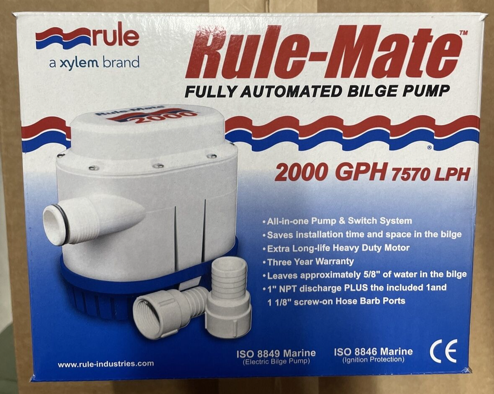 Rule Rule-Mate® 2000 GPH Fully Automated Bilge Pump - 12V RM2000A-image