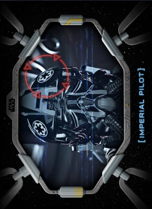 Topps Star Wars Imperial Pilot Ship Digital Card with Component Specs  