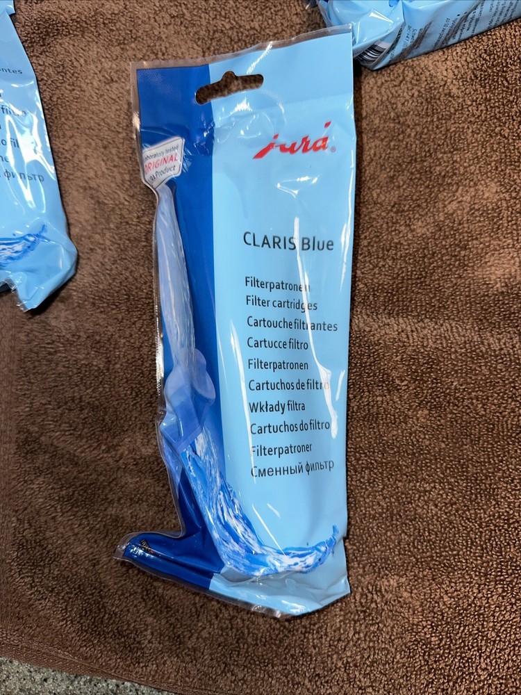 Jura Claris Blue Filter Cartridge 3 Pack for Coffee Centers-image