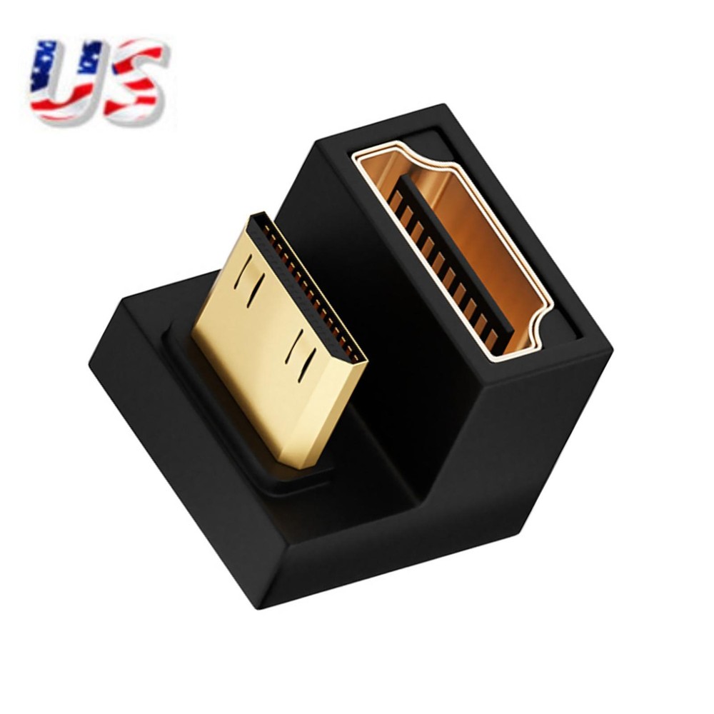 Mini HDMI to HDMI 180-Degree U-Shape Adapter 8K for Xbox 360