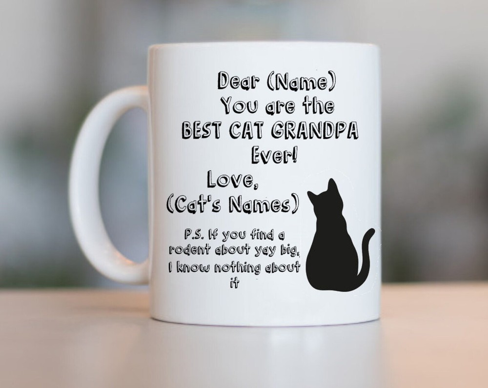 Cat Grandpa Gift Grandpa Cat Cat Grandpa Mug Cat Mug Cat Gift Cat Grandpa Coffee