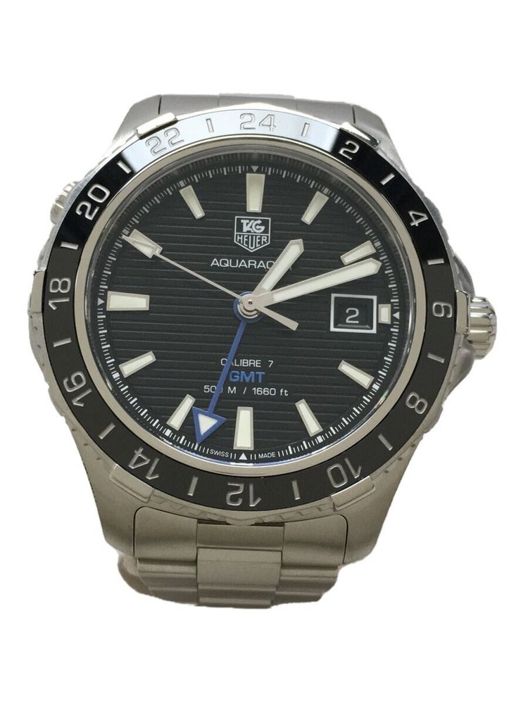 TAG Heuer Aquaracer GMT Automatic 500M Dive Watch WAK211A Caliber 7