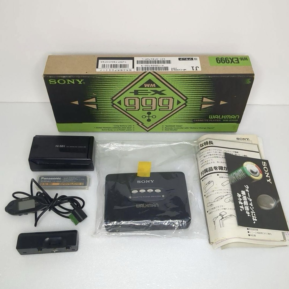 Sony WM-EX999 Walkman Cassette Player Vintage Tested Japan Rare Excellent