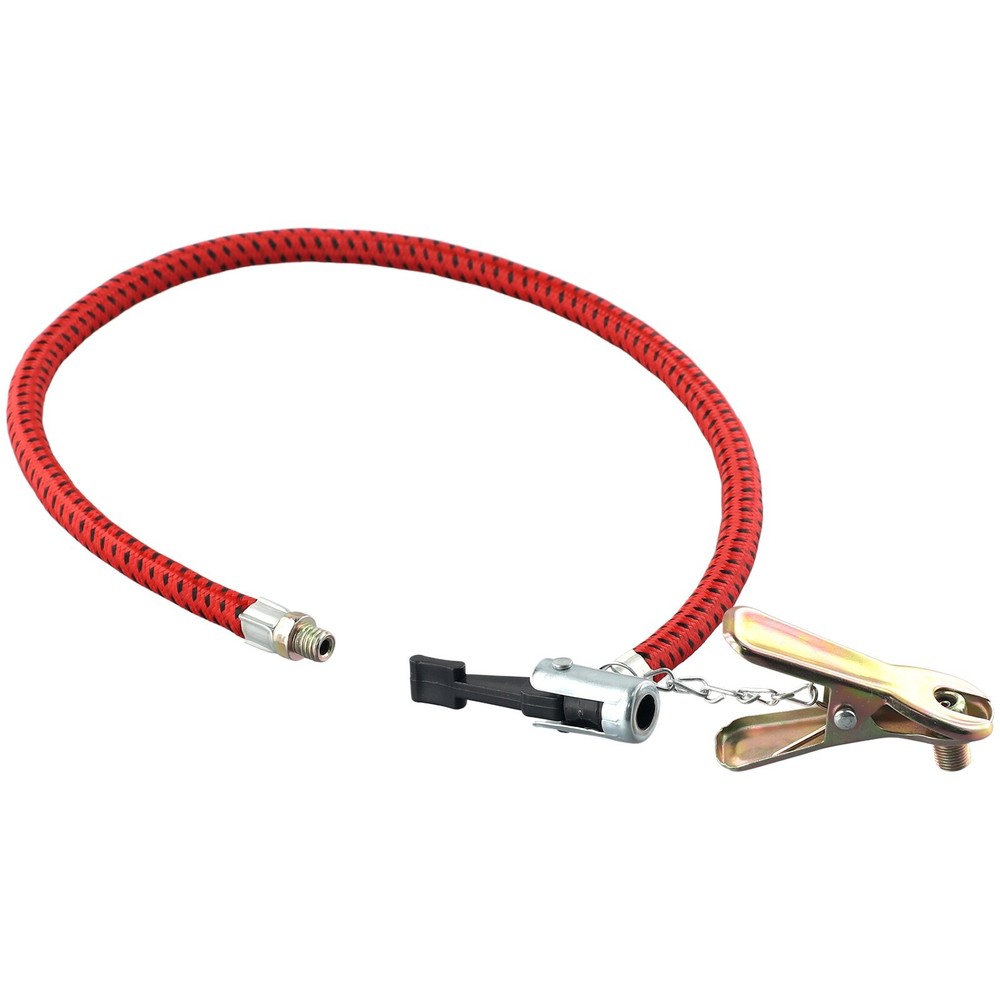 Air Pump Tube Bicycle Outdoor Inflator Hose Rubber Nozzle Metal Motorcycle Tool