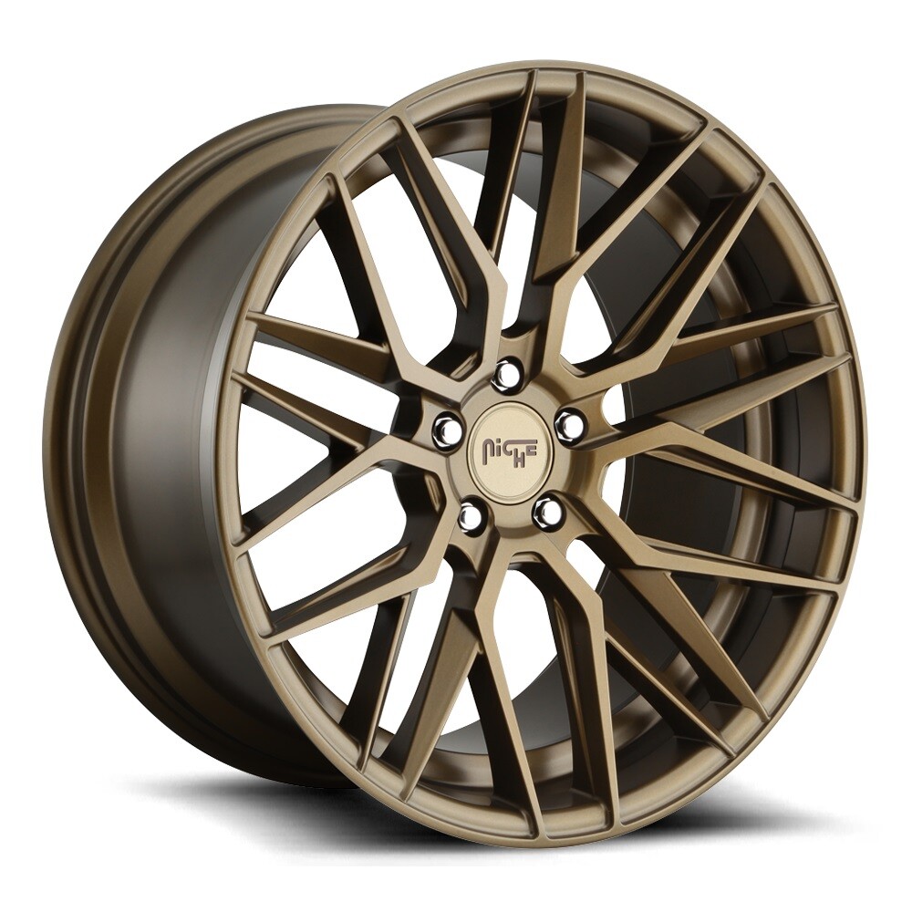 20x10.5 +40 Niche M191 Gamma 5x112 Matte Bronze Wheels (Set of 4)