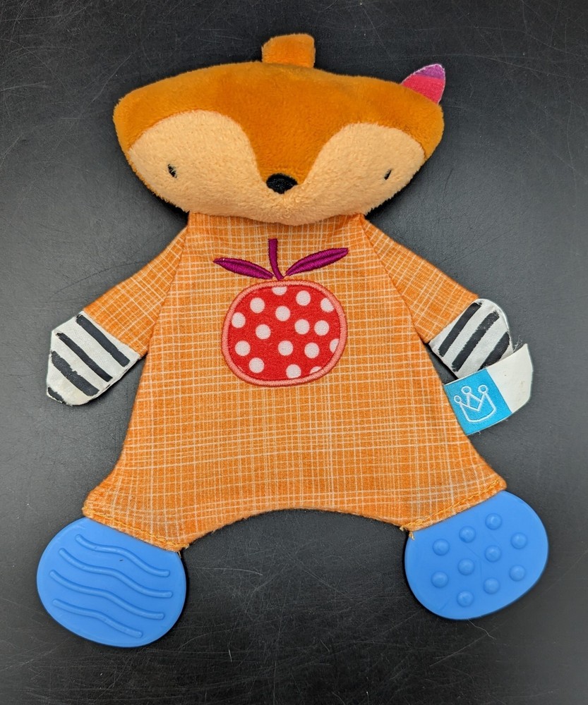 Manhattan Toy Teether Fox Soft Snuggle Toy Great Condition