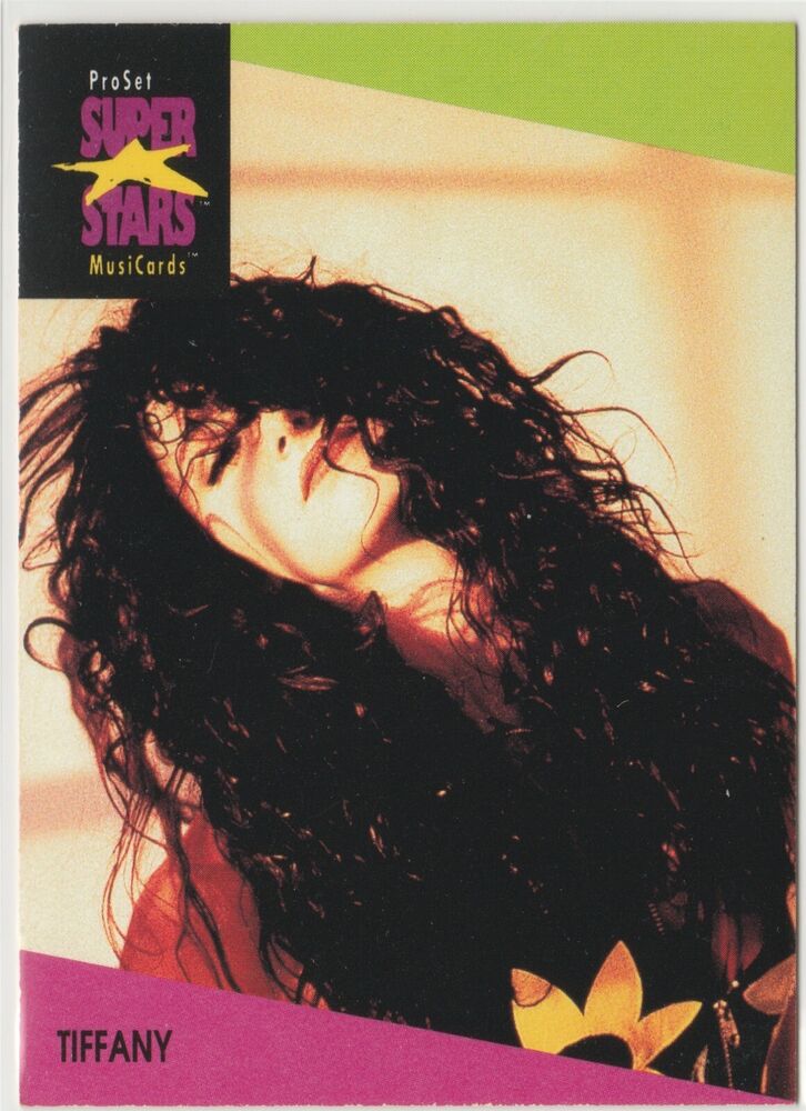 Tiffany #96 1991 ProSet Super Stars MusiCards
