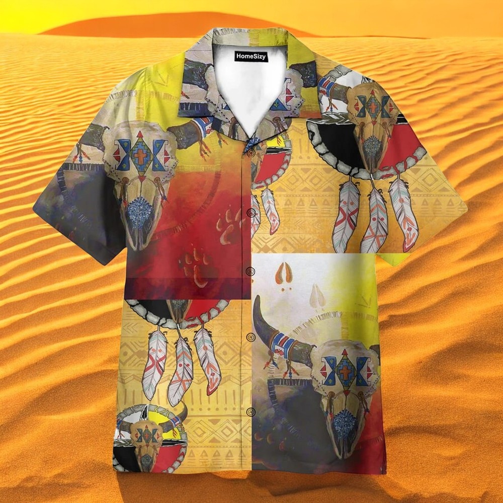 Native American Medicine Wheel Hawaiian Shirt
