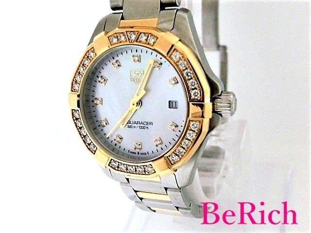 TAG Heuer Aquaracer Diamond Bezel Ladies Watch WAY1453 BD0922 Stainless Steel