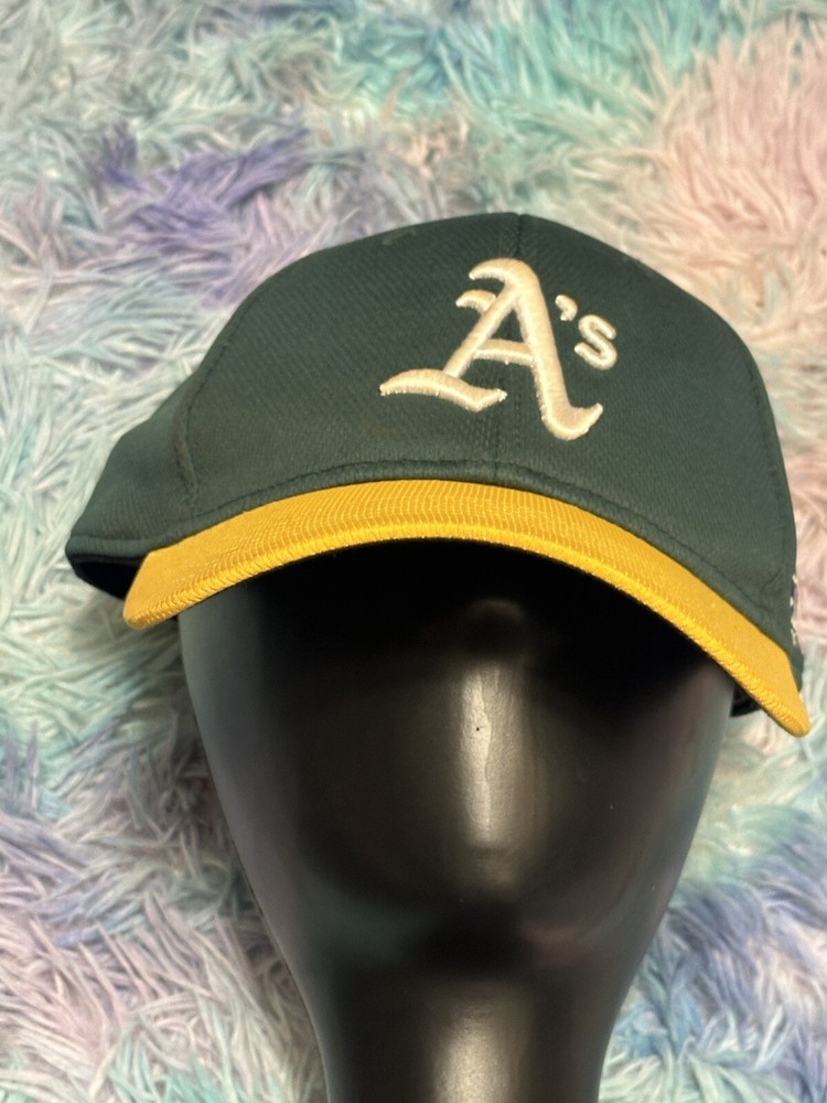Oakland A's Athletics Strap Back Adjustable Hat Cap Green Beecham Logo OC Sports