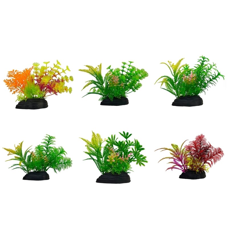 Aquarium Plant Fish Decor Artificial Fish Plant for Household Office