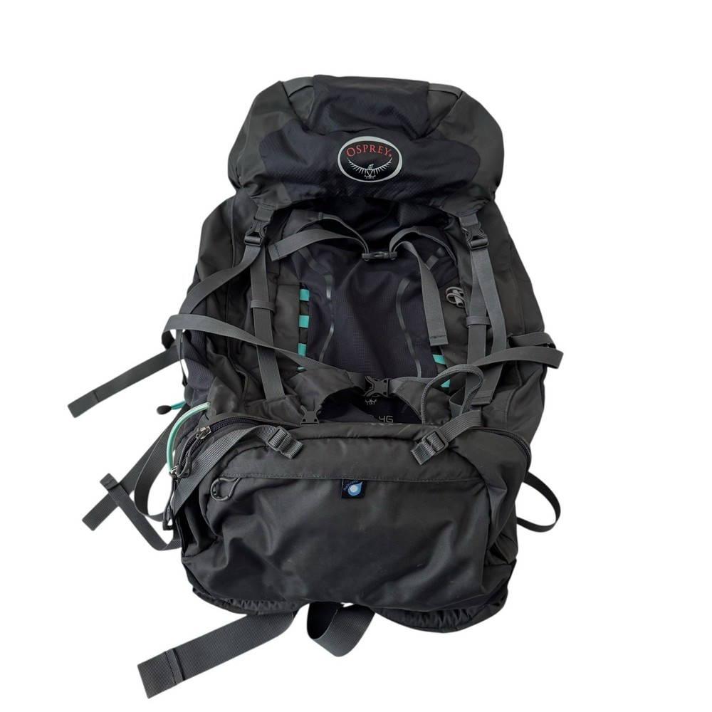 Osprey Kyte 46L Women's Hiking Backpack Small Medium Green Gray