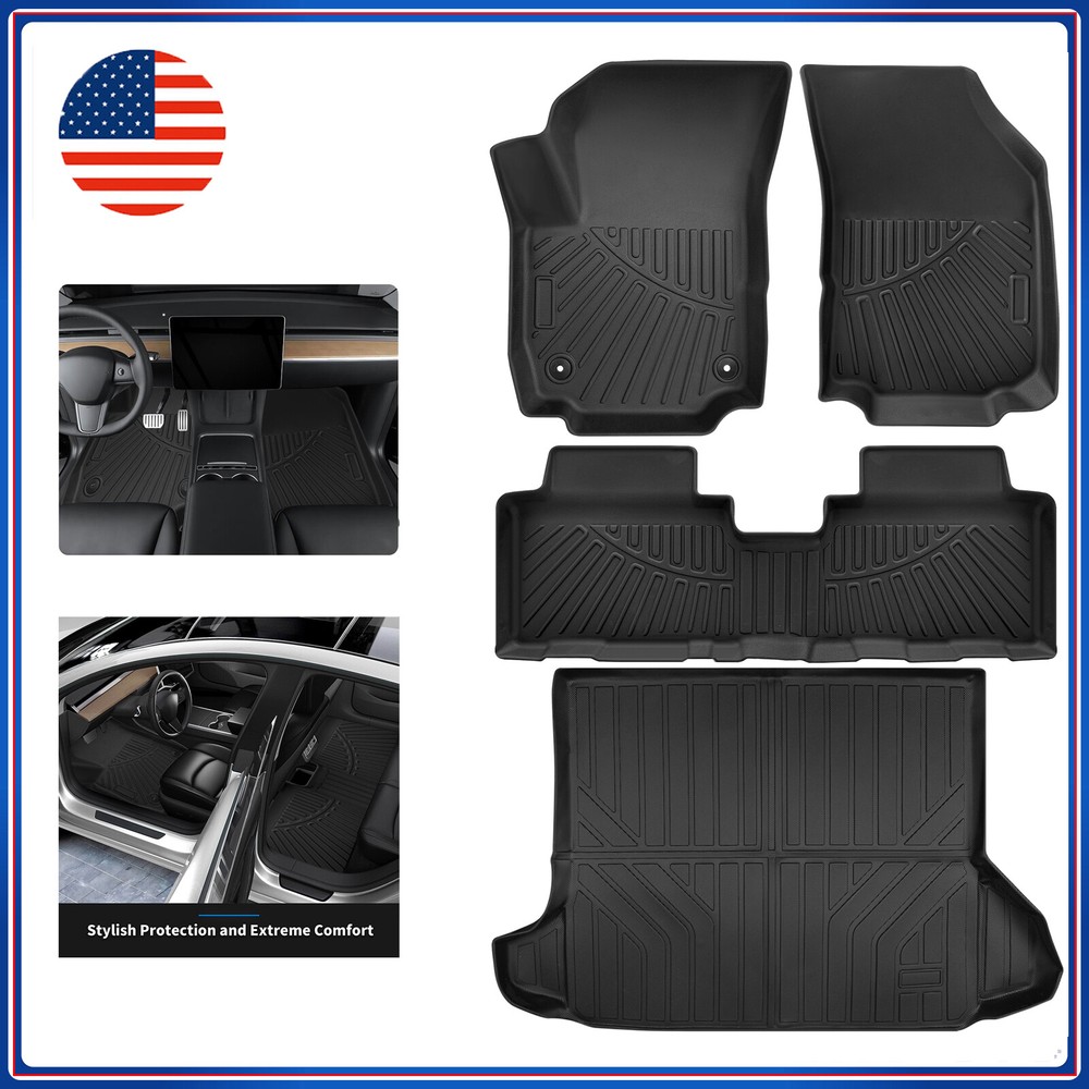 For Chevrolet Equinox 2018-2023 Car Floor Mats Front & Rear Liner Waterproof Mat