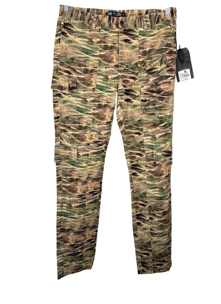 PRPS Camo Straight leg mens pants grunge 90s Y2K sz 34