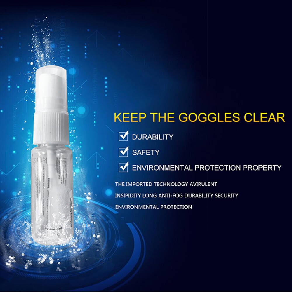 Anti Fog Spray Eyeglass Lens Cleaner Long Lasting Defogger For Glasses Goggle...