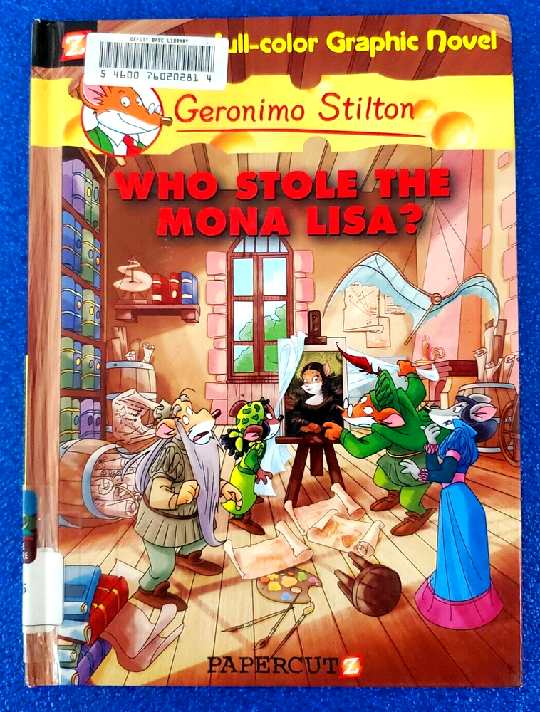 WHO STOLE THE MONA LISA? HARDCOVER GERONIMO STILTON #6 FULL COLOR GRAPHIC NOVEL