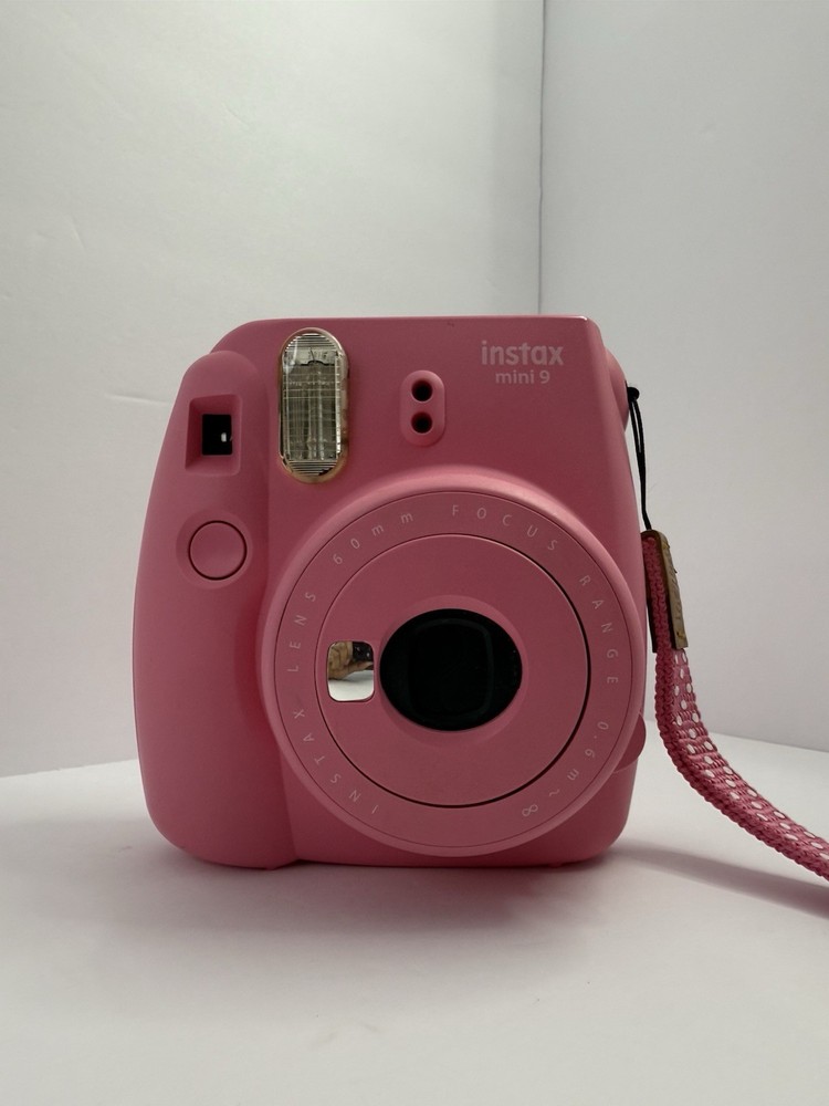 Fuji Instax Mini 9 Instant Camera in Flamingo Pink with Film