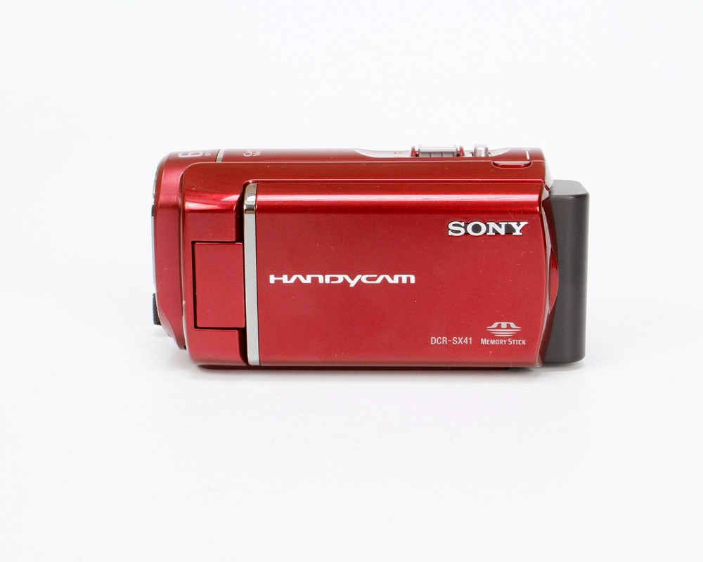 Sony DCR-SX41 Red Handycam Camcorder with 8GB Built-in Memory