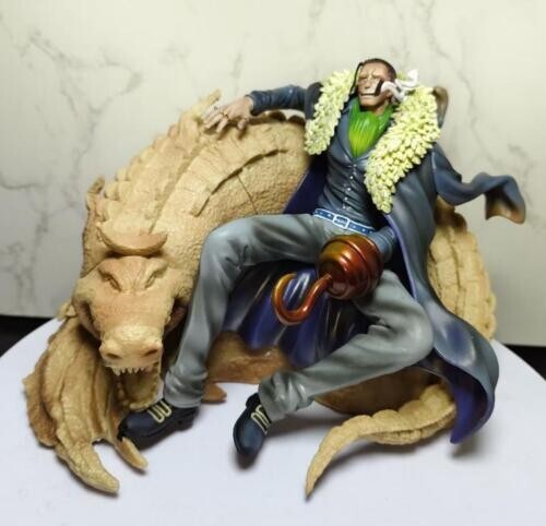 Anime One Piece Seven Takehai BT sitting old sand PVC Figure New No Box