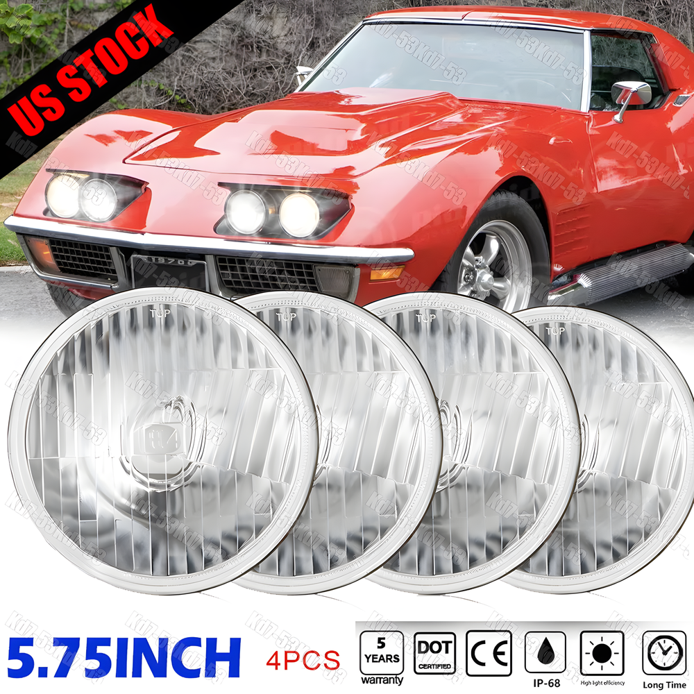 4PCS For Chevy Corvette C3 68-82 5 3/4