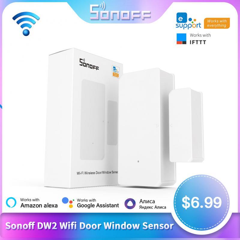SONOFF DW2 /DW2-RF Wifi Door Window Sensor Wireless Switch Door Window Detector