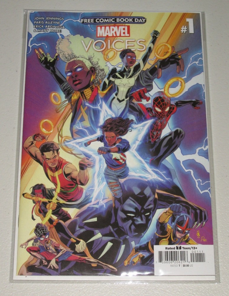 Marvel Voices 2023 FCBD Unstamped & NM in Mylar + Board! 8 pix Combined Shipping-image