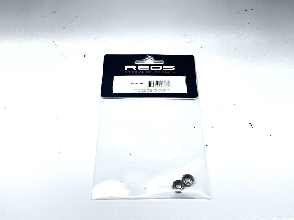 Reds Racing MU0115R Bearings 5x10x4 Heavy Duty Metal Shielded (2Pcs) #11353