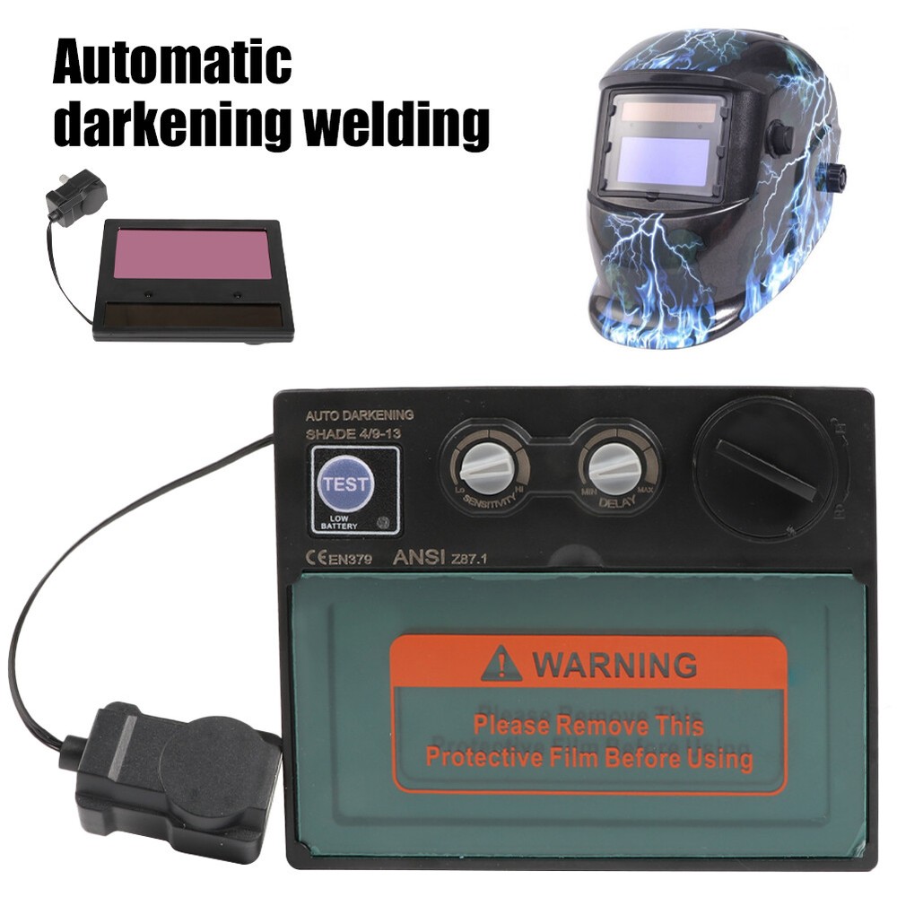 US Large View Area True Color Solar Welder Helmet Auto-Darkening Welding Helmet