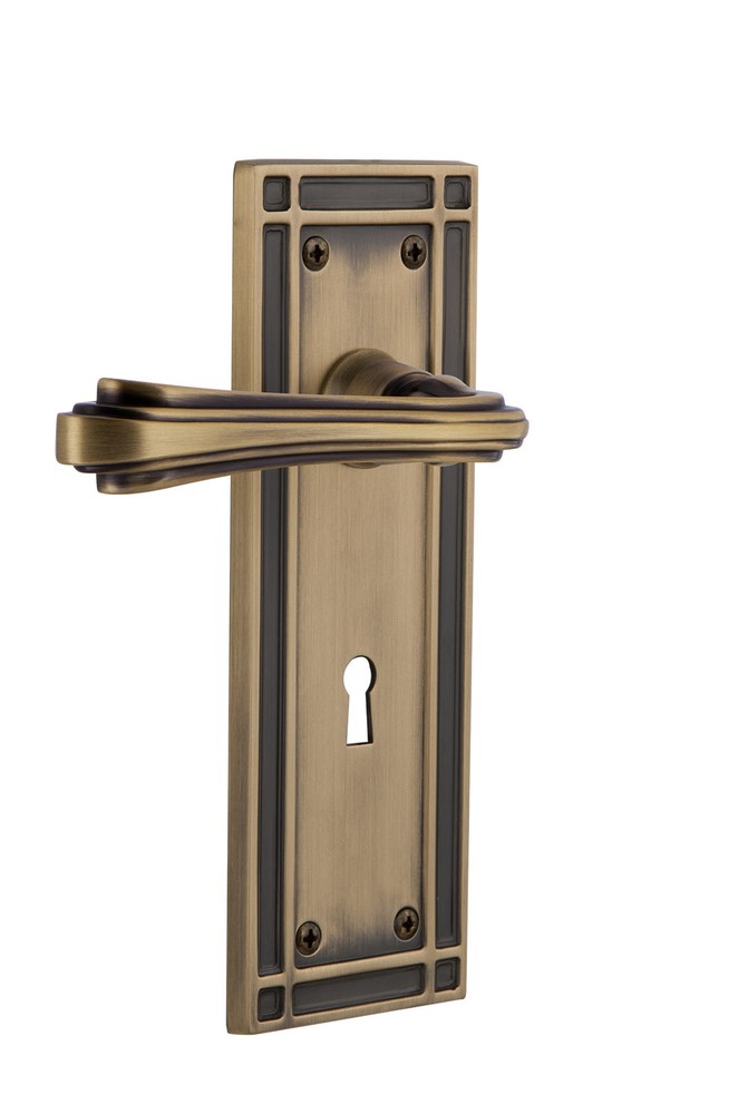 Nostalgic Warehouse MISFLR_PRV_238_KH Fleur Privacy Door Lever