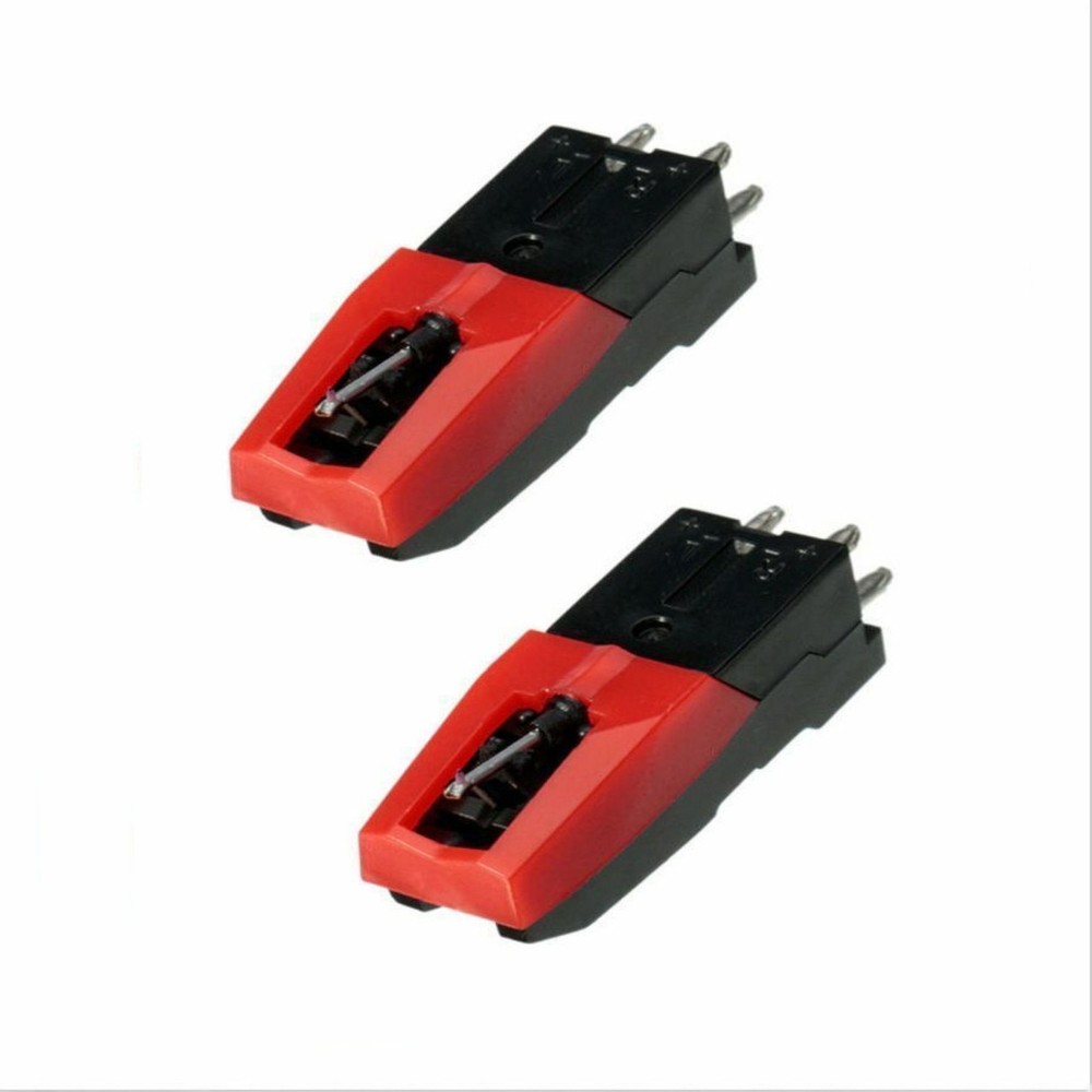 1/2Pcs Ceramic Phono Cartridge with Stylus Needle for LP Turntable Record Player