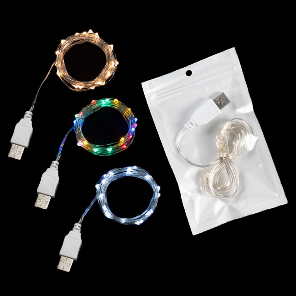 2M USB Mini LED Copper Wire Fairy Lights with 20 or 30 LEDs for Stylish Decoration FeSJY*a5