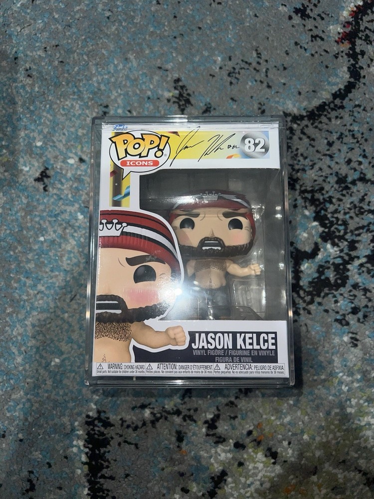 FUNKO POP! JASON KELCE (SHIRTLESS) #82 W/ PLASTIC PROTECTOR! BRAND NEW