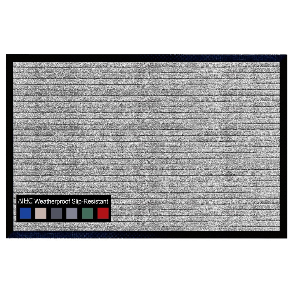 A1HC Indoor Outdoor Welcome Mat for Front and Back Entrances, Large Durable Doormat for Home, Office, or Patio, Non-Slip Design.