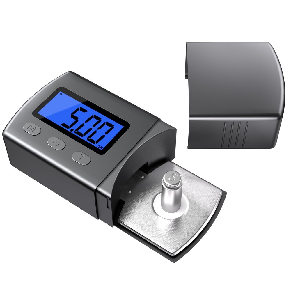 Precision Turntable Stylus Force Gauge 0.01g-5.00g with Blue LCD Backlight