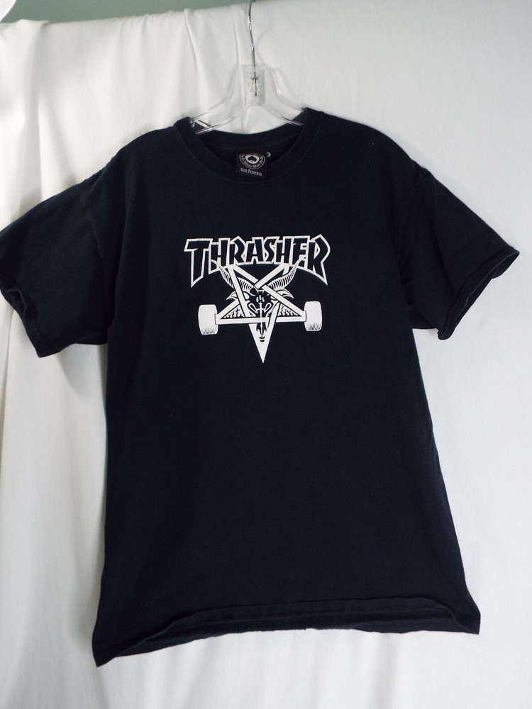 PreOwned TShirt Thrasher Live To Skate SF Skate Goat Skate Or Die Sz Medium