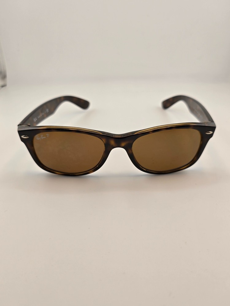 Ray Ban New Wayfarer RB2132 710/51 Polished Light Havana Sunglasses FRAMES ONLY