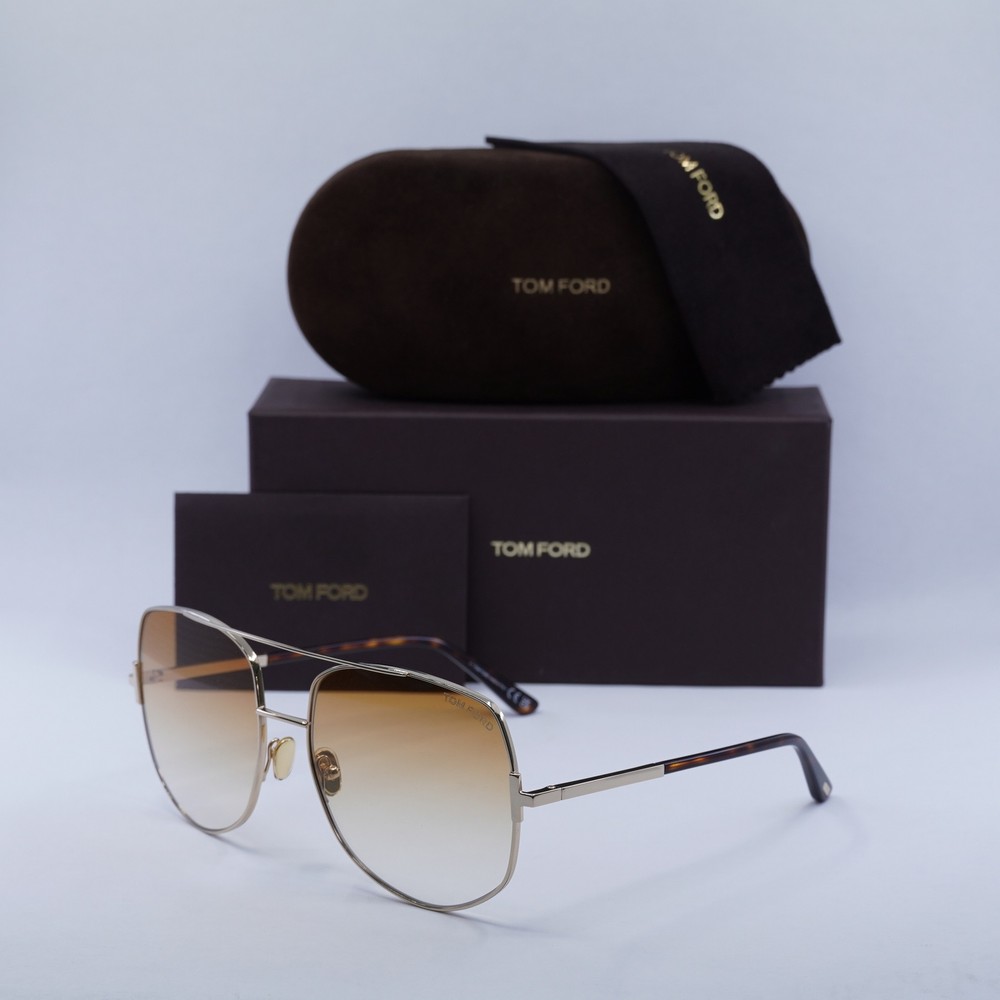 Authentic TOM FORD FT0783 Rose Gold Gradient Brown Sunglasses 62-17-140 New