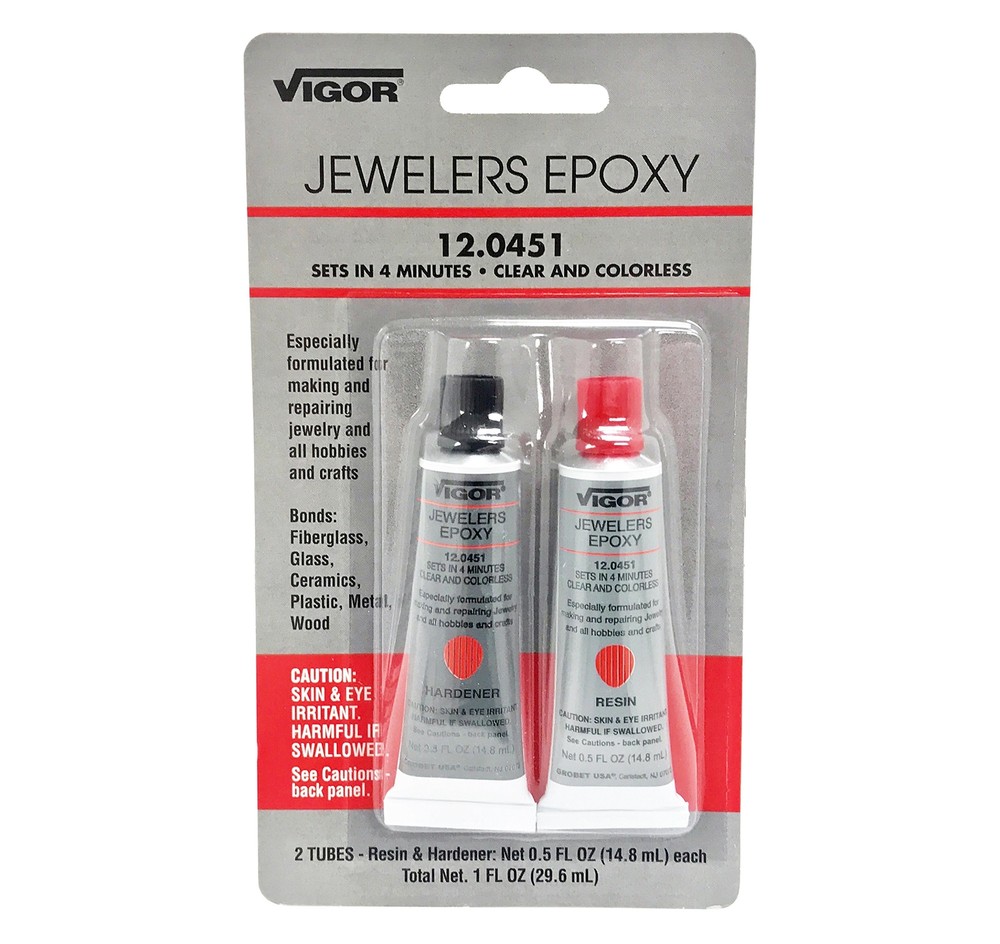Vigor Epoxy 2-Part Fast-Set Clear Resin and Hardener
